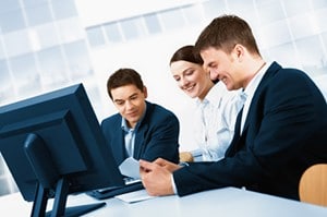 Teamwork in the office