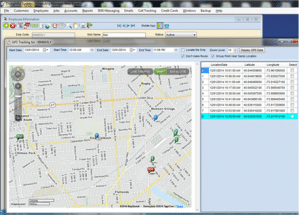 Mapping features in service business software