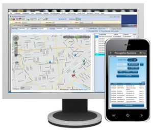 Mapping and GPS tracking for residential cleaning service